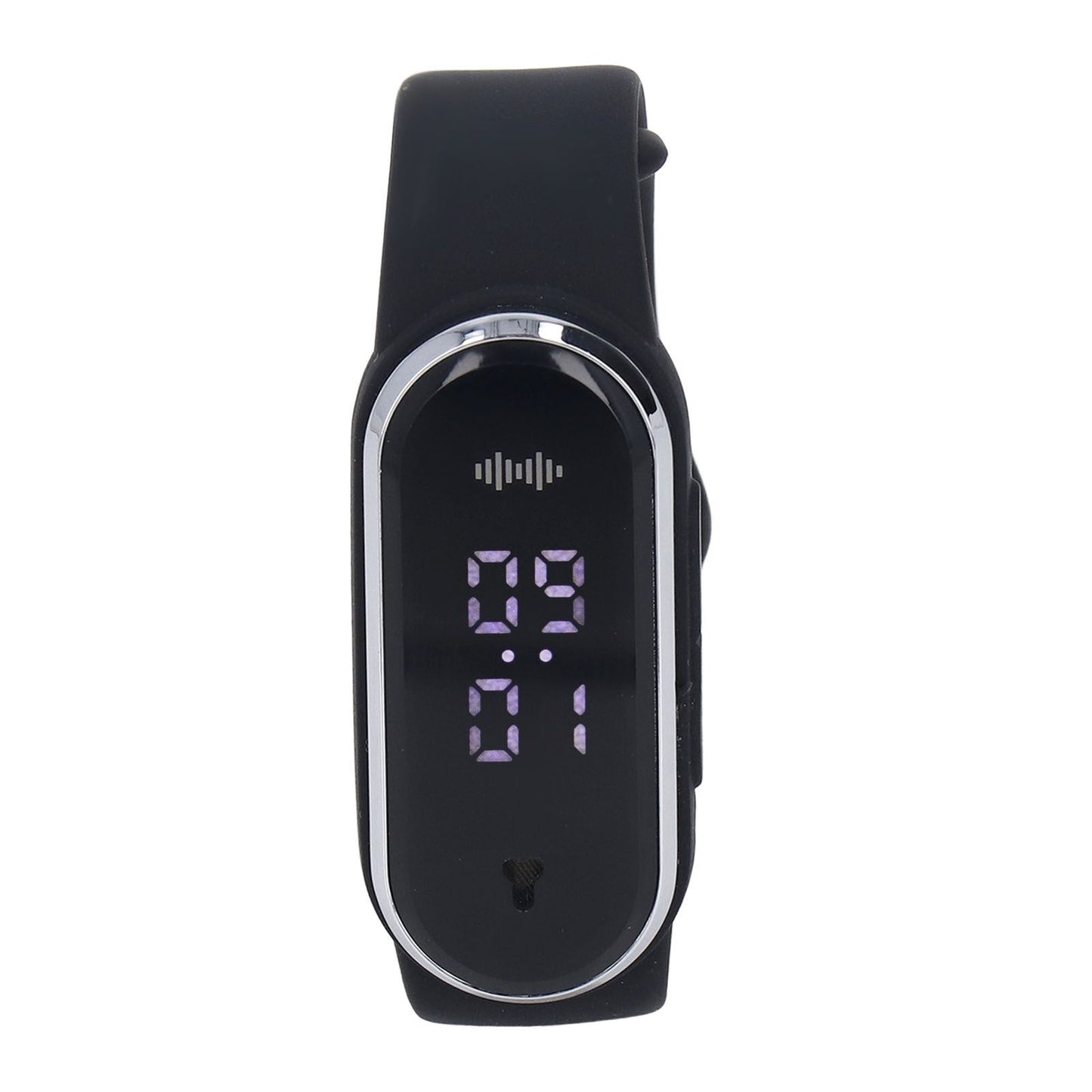 Anti Mosquito Bracelet Watch Silica Gel USB Rechargeable Ultrasonic Mosquito Repellent Bracelet for Outdoor Black - view 2