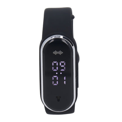 Anti Mosquito Bracelet Watch Silica Gel USB Rechargeable Ultrasonic Mosquito Repellent Bracelet for Outdoor Black - view 2