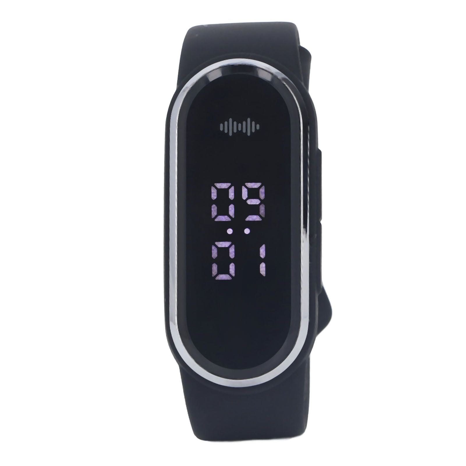 Anti Mosquito Bracelet Watch Silica Gel USB Rechargeable Ultrasonic Mosquito Repellent Bracelet for Outdoor Black - view 4