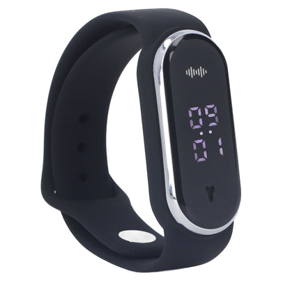Anti Mosquito Bracelet Watch Silica Gel USB Rechargeable Ultrasonic Mosquito Repellent Bracelet for Outdoor Black - view 7