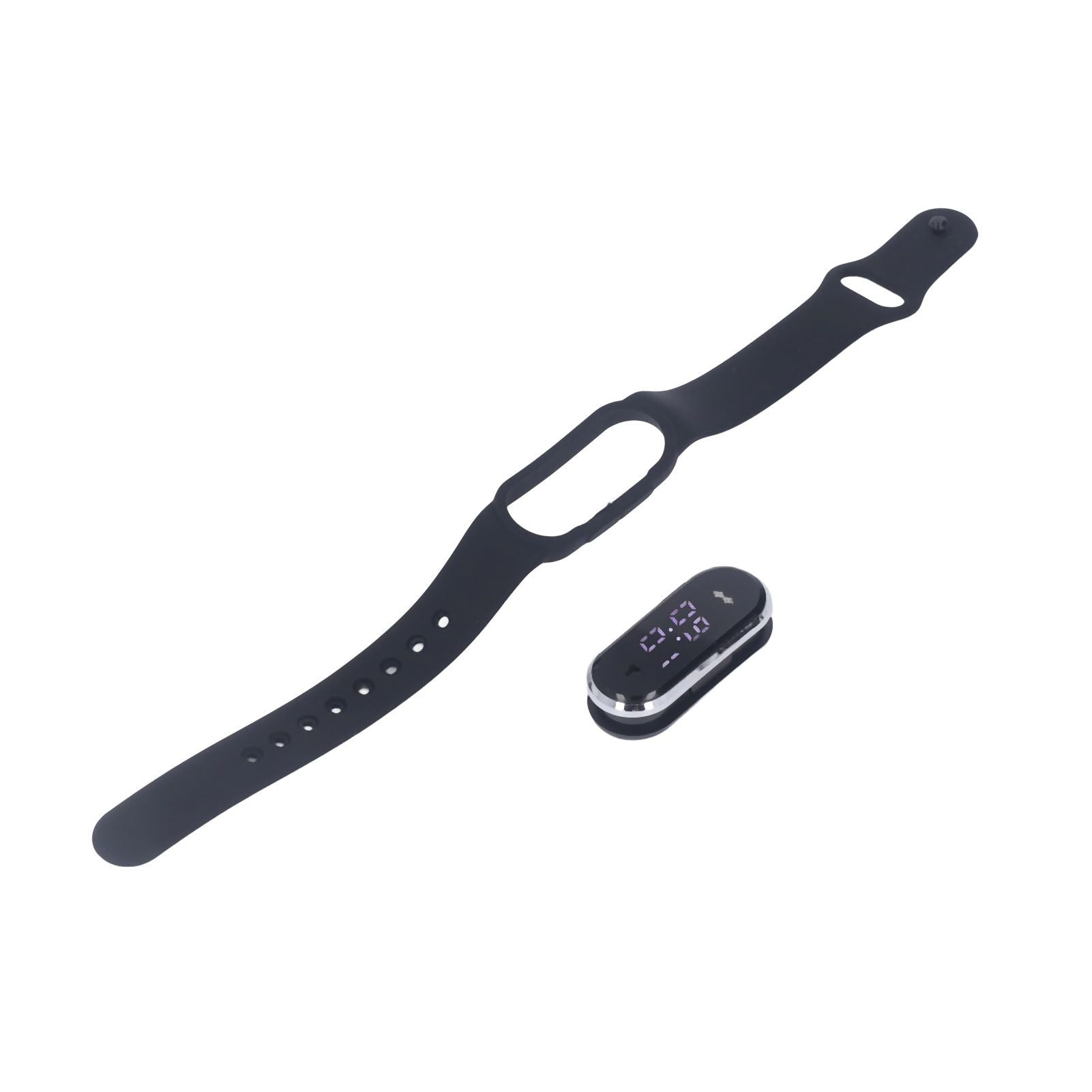 Anti Mosquito Bracelet Watch Silica Gel USB Rechargeable Ultrasonic Mosquito Repellent Bracelet for Outdoor Black - view 8