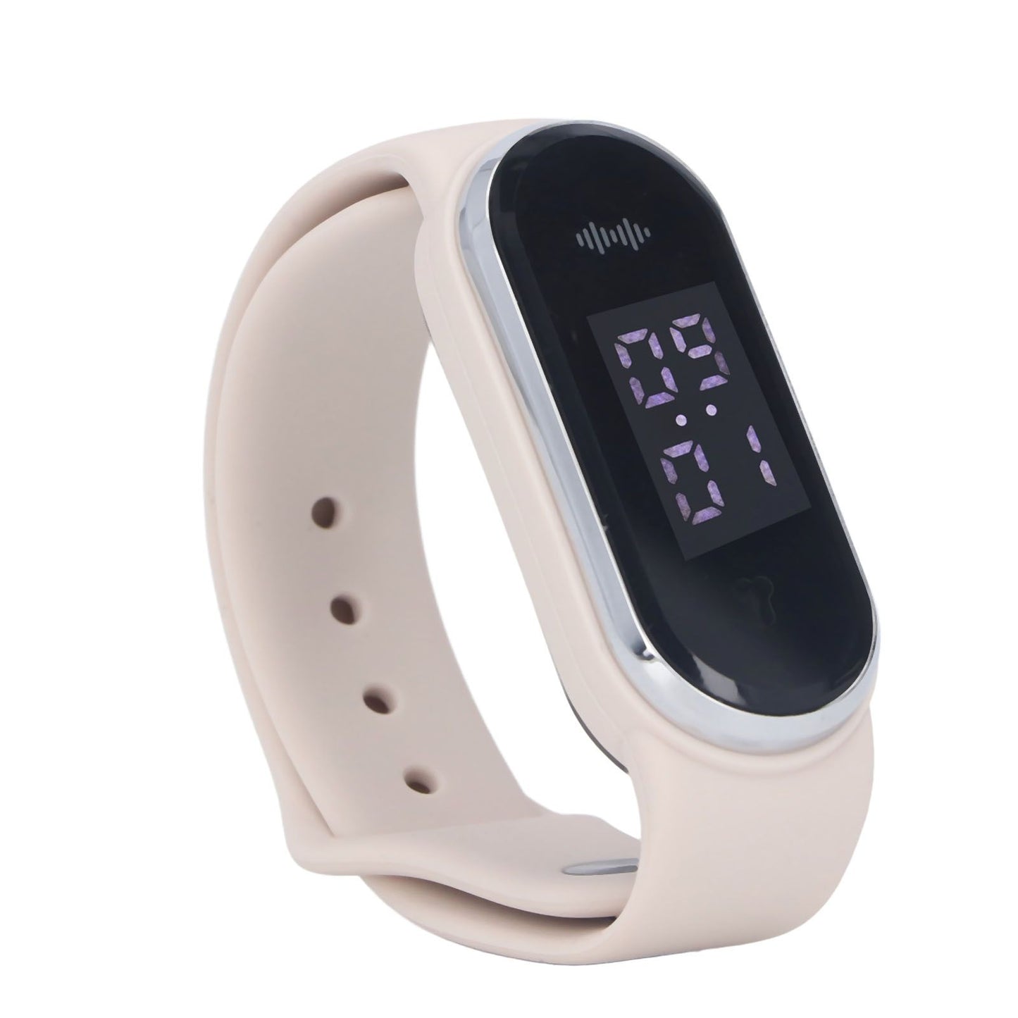 Anti Mosquito Bracelet Watch Silica Gel USB Rechargeable Ultrasonic Mosquito Repellent Bracelet for Outdoor White - view 6