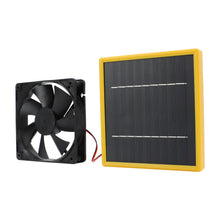 5W 12V Solar Powered Fan with Bracket Portable DIY Cooling Ventilation Fan with Solar Panel for Chicken Coop Greenhouse - view 2