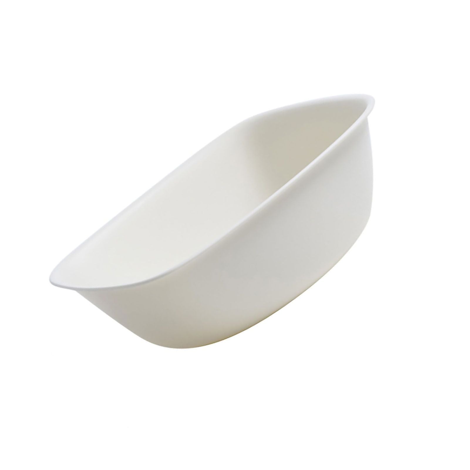 Household Plastic Wash Basin Dormitory Cute Square Laundry Basin Washbasin for Dishing Small White - view 3