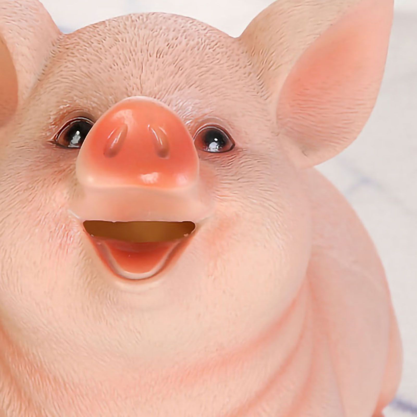 Piggy Bank Cute Pig Appearance Environmentally Friendly Resin Cartoon Piggy Bank Coin Bank Large Pig 21x16x16cm - view 5