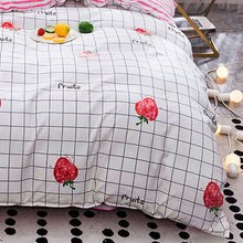 Skin Friendly Quilt Cover Thickened Polyester Soft Brushed Duvet Cover Quilt Bedding for Dormitory Bedroom Fruit 150x200cm - view 2