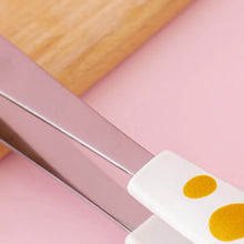 Kitchen Cooking Tong Cute Cat Paw Shape Stainless Steel Small Salad Barbecue Food Tong White S - view 2