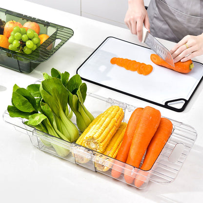 Over The Sink Strainer Retractable Design Transparent Fast Draining Durable PET Sink Colander Transparent Strainer with Retractable Design - view 5