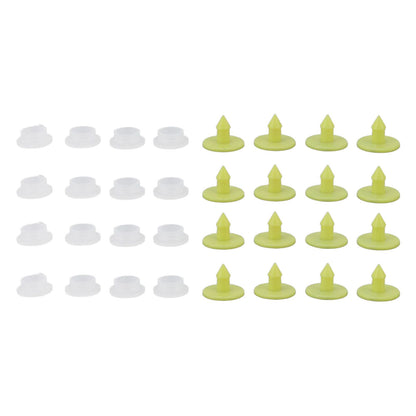 100PCS Livestock Ear Tag Bright Yellow PP Fadeless Reusable Universal Animal Ear Tag for Rabbit - view 10