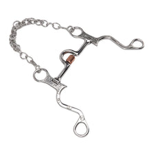 120mm Horse Mouth Snaffle with Chain Stainless Steel Horse Bit for Equestrian Training Equipment - view 2