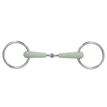 130mm Horse Mouth Snaffle with Chain Stainless Steel Horse Bit for Equestrian Training Equipment