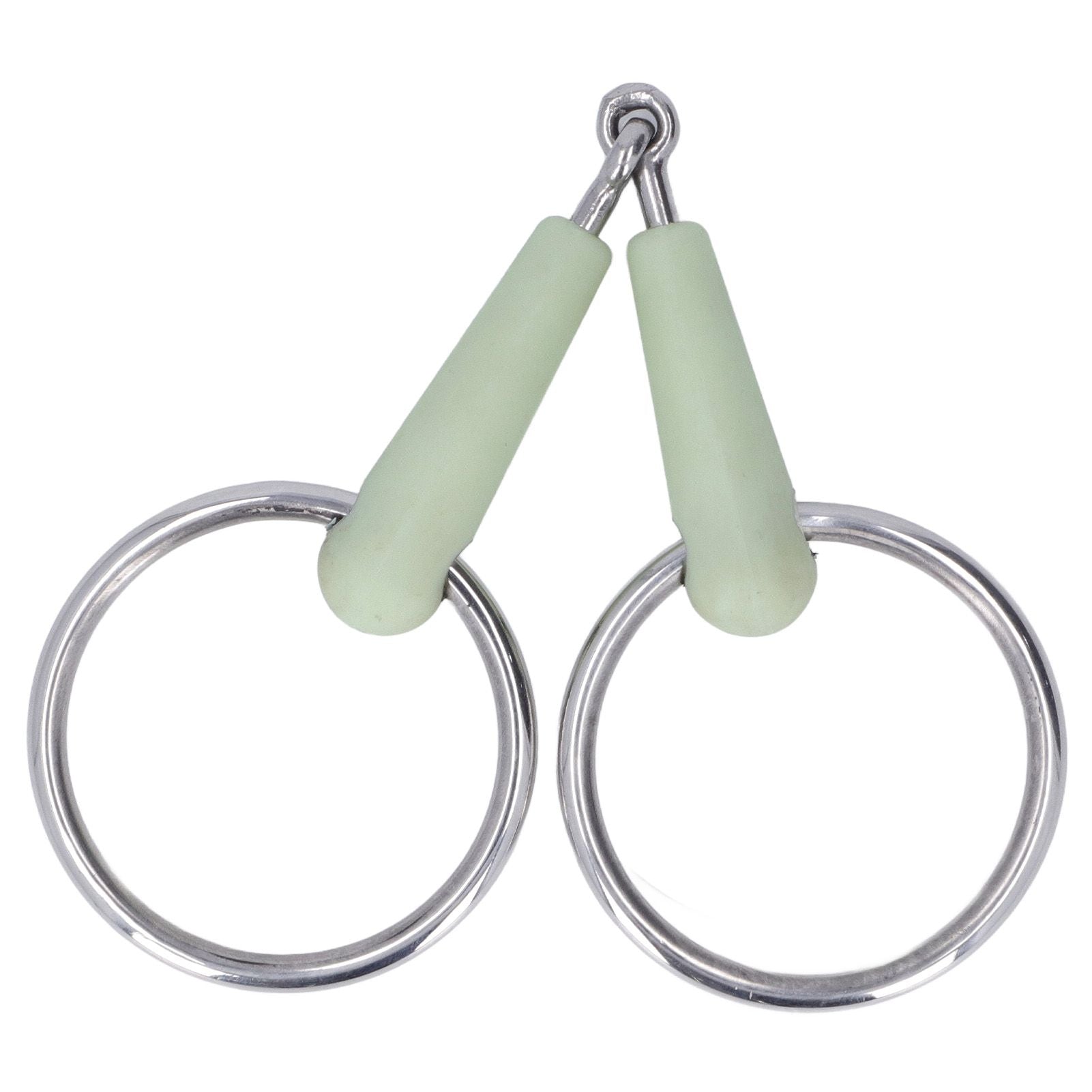 130mm Horse Mouth Snaffle with Chain Stainless Steel Horse Bit for Equestrian Training Equipment - view 2