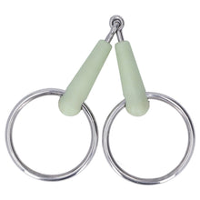 130mm Horse Mouth Snaffle with Chain Stainless Steel Horse Bit for Equestrian Training Equipment - view 2