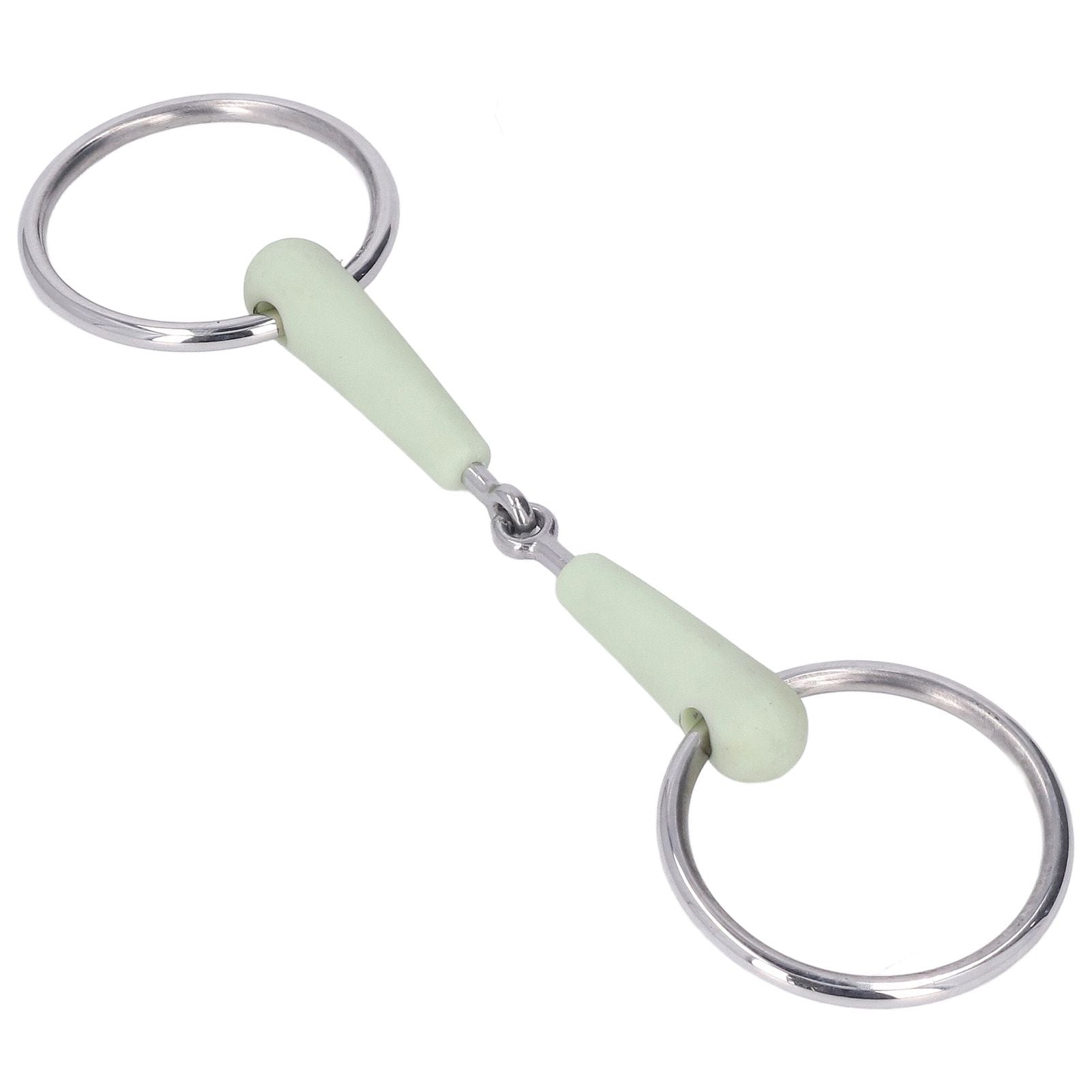 130mm Horse Mouth Snaffle with Chain Stainless Steel Horse Bit for Equestrian Training Equipment - view 5