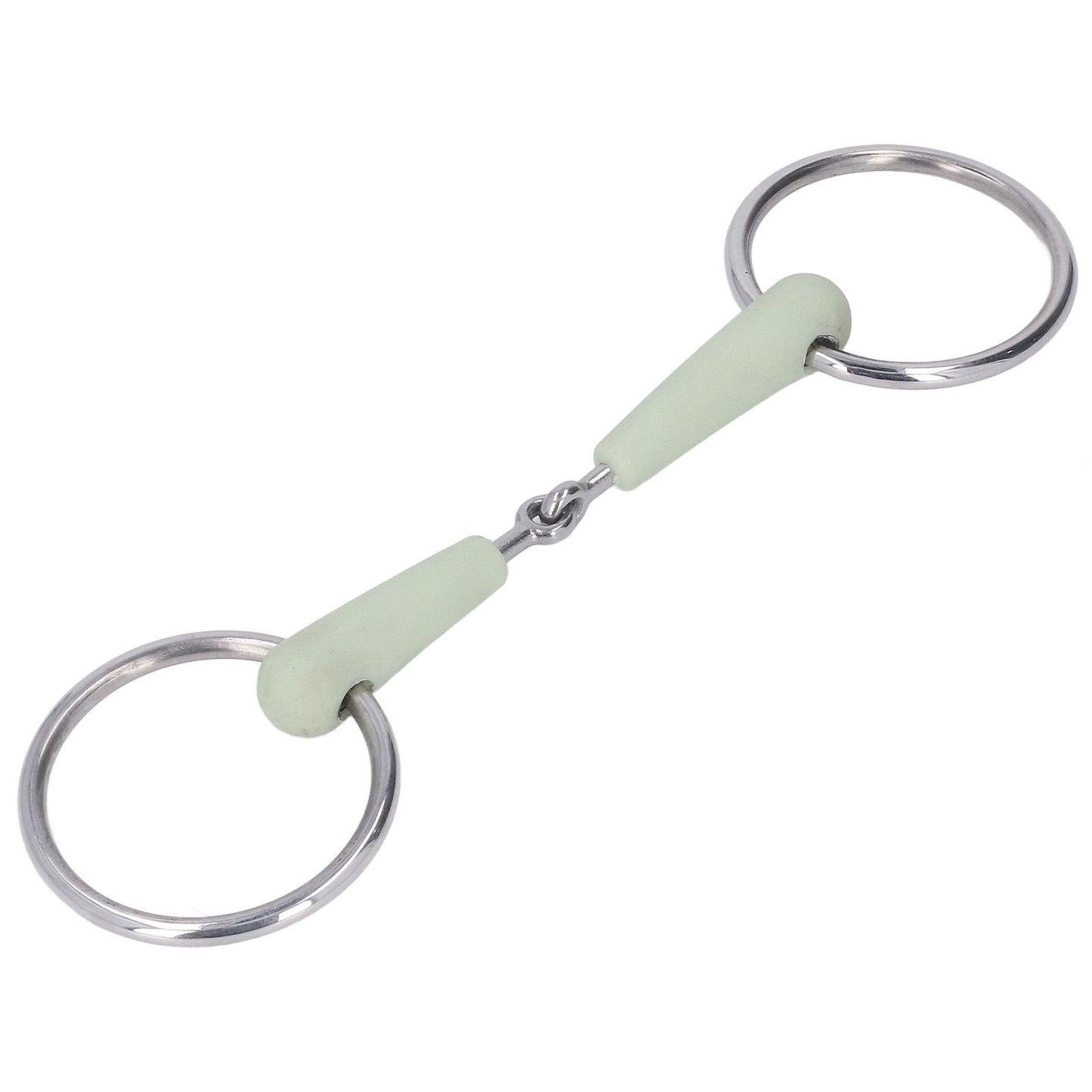 130mm Horse Mouth Snaffle with Chain Stainless Steel Horse Bit for Equestrian Training Equipment - view 6