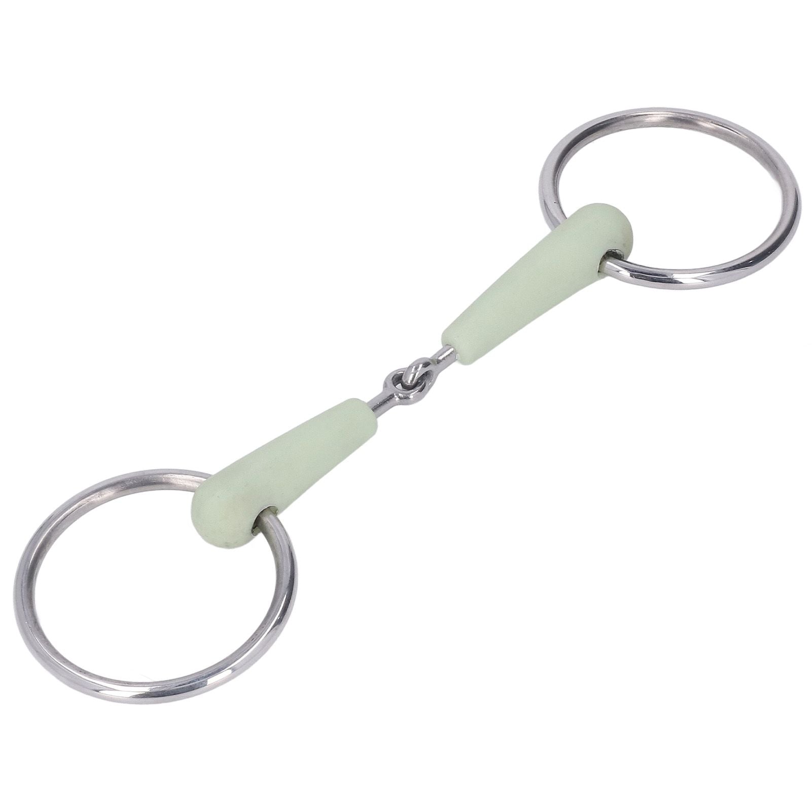 130mm Horse Mouth Snaffle with Chain Stainless Steel Horse Bit for Equestrian Training Equipment - view 6