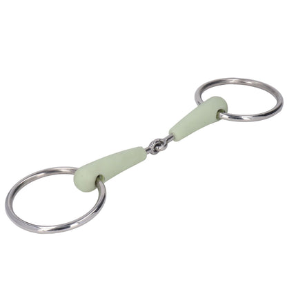 130mm Horse Mouth Snaffle with Chain Stainless Steel Horse Bit for Equestrian Training Equipment - view 8