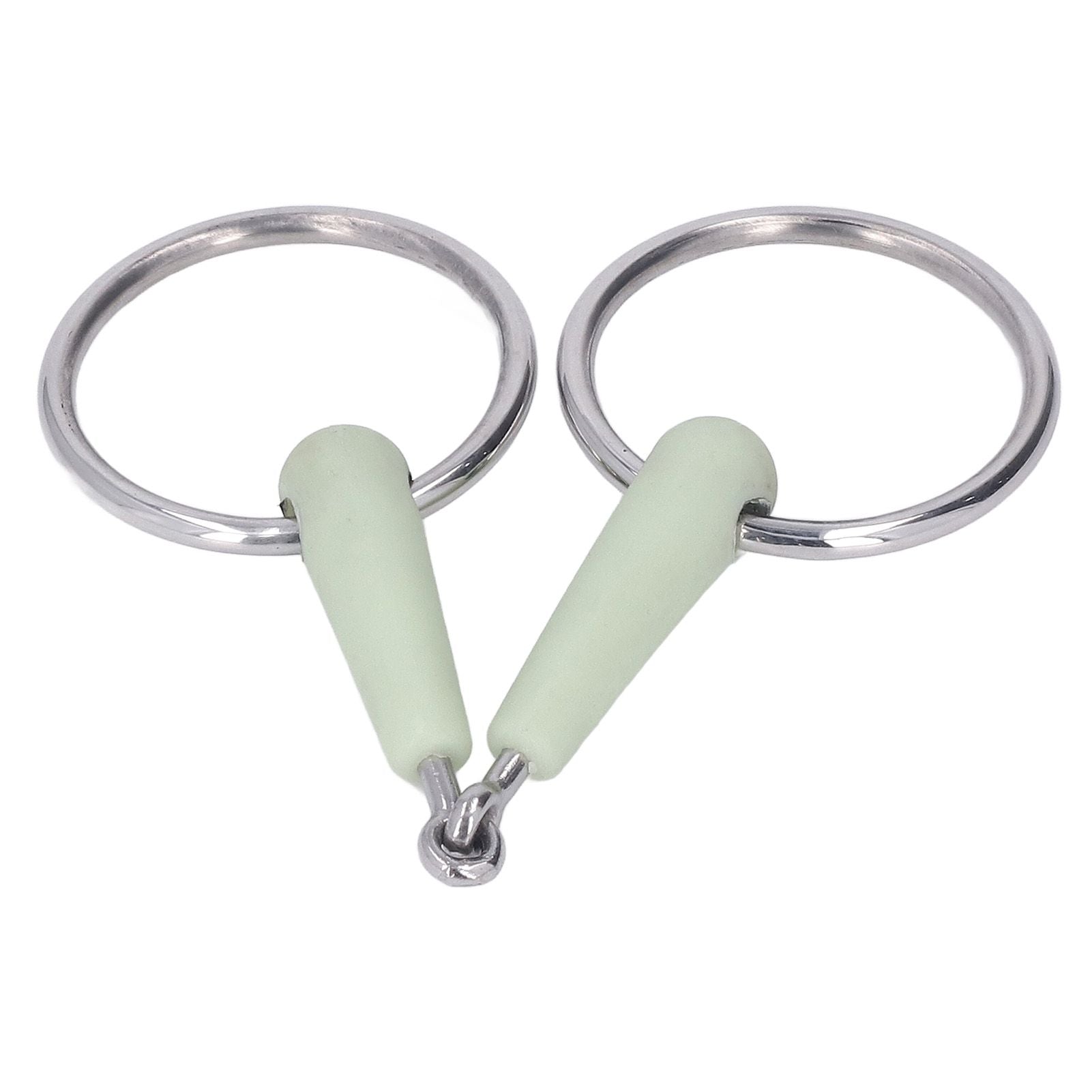 130mm Horse Mouth Snaffle with Chain Stainless Steel Horse Bit for Equestrian Training Equipment - view 9