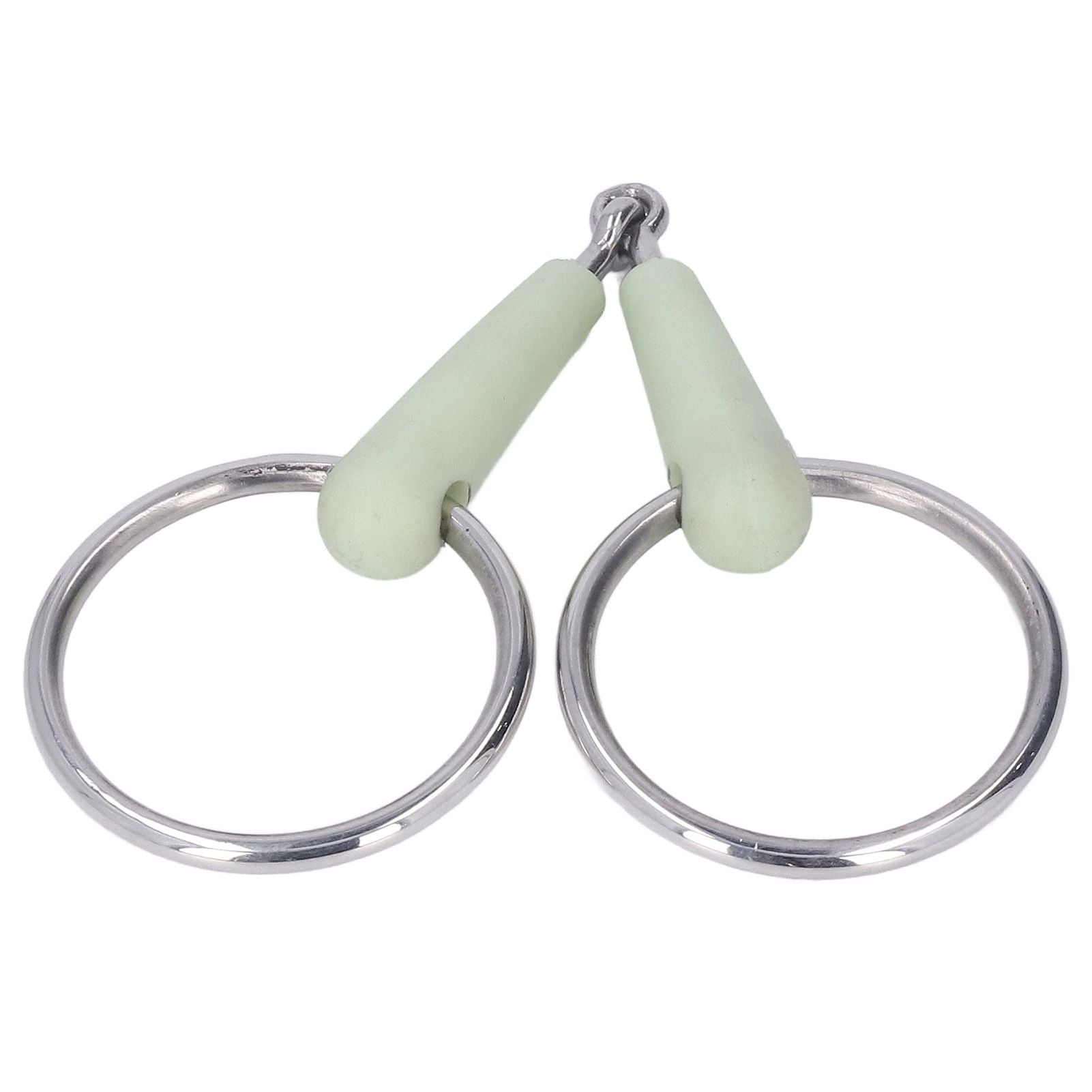 130mm Horse Mouth Snaffle with Chain Stainless Steel Horse Bit for Equestrian Training Equipment - view 10