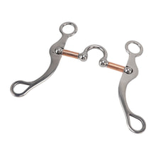 Horse Snaffle Bit Stainless Steel Rose Gold Plated Horse Gag Loose Ring Outdoor Garden Cultivation Horse Mouth Bit - view 2