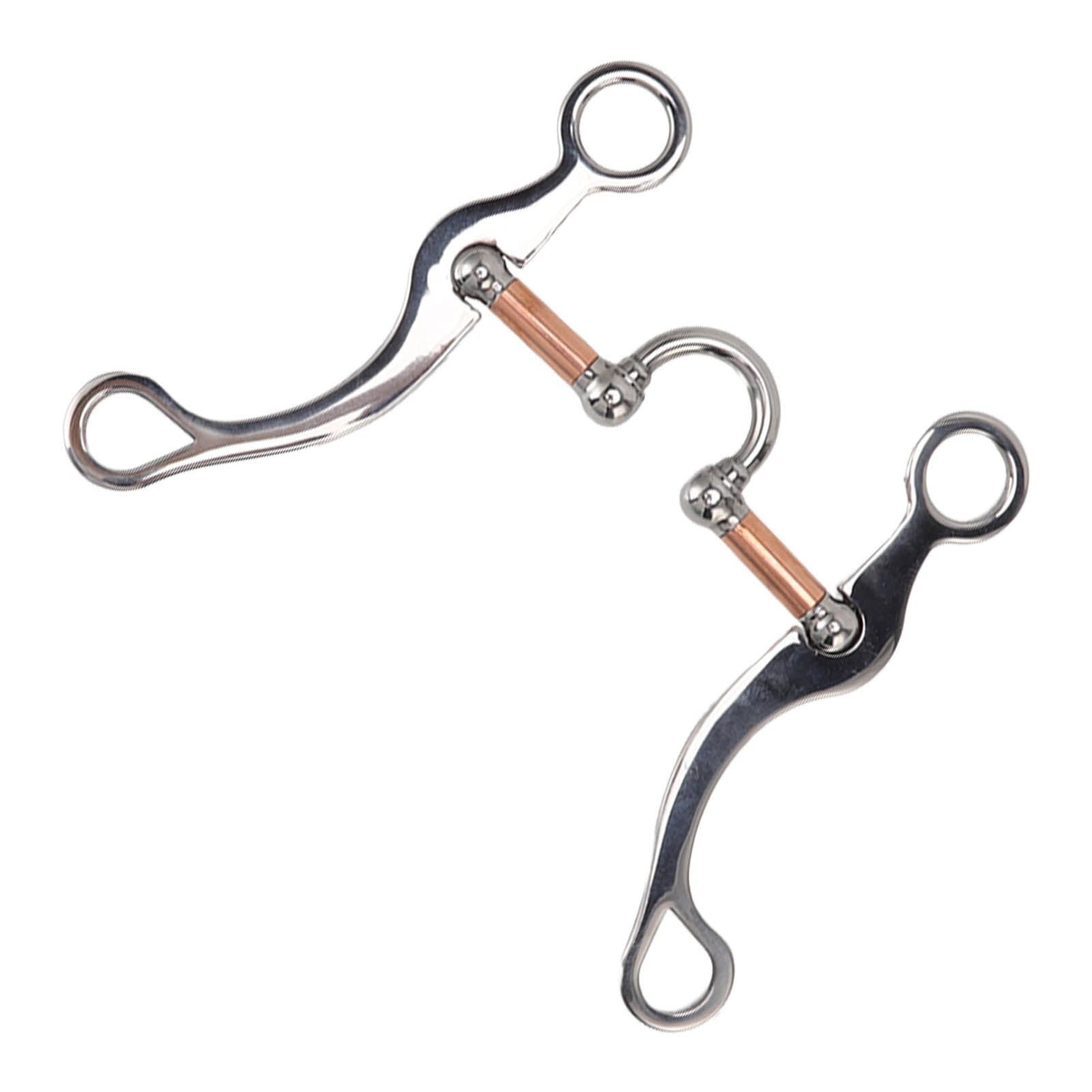 Horse Snaffle Bit Stainless Steel Rose Gold Plated Horse Gag Loose Ring Outdoor Garden Cultivation Horse Mouth Bit - view 7