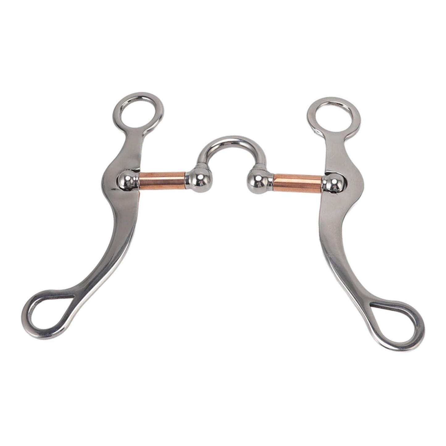 Horse Snaffle Bit Stainless Steel Rose Gold Plated Horse Gag Loose Ring Outdoor Garden Cultivation Horse Mouth Bit - view 9