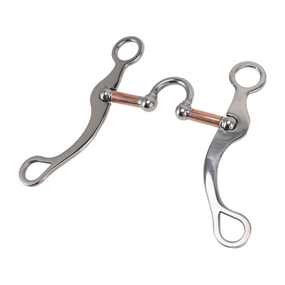 Horse Snaffle Bit Stainless Steel Rose Gold Plated Horse Gag Loose Ring Outdoor Garden Cultivation Horse Mouth Bit - view 10