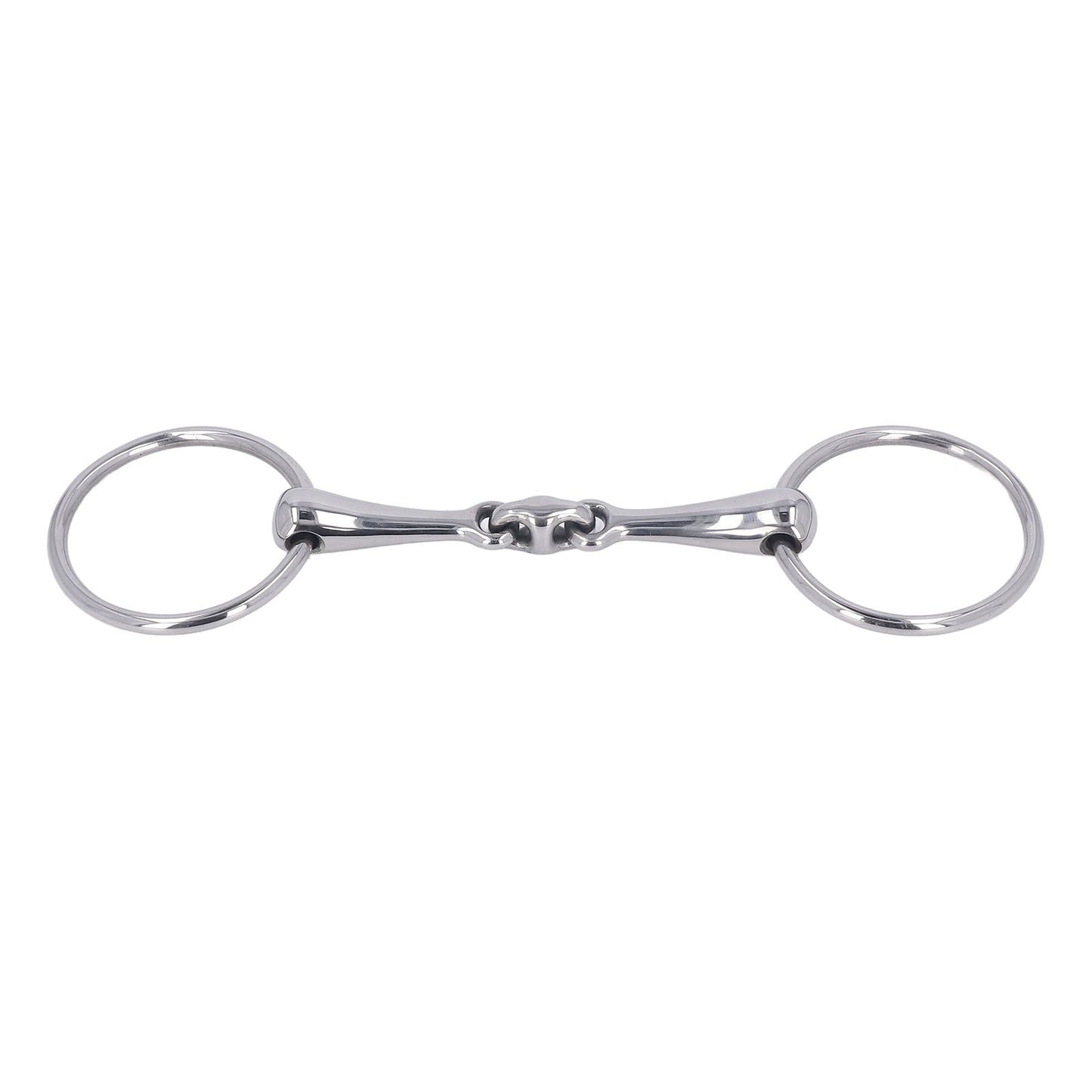 Horse Snaffle Stainless Steel Flexible Jointed Wearable Rust Proof O Ring Horse Mouth Bit for Horse Racing - view 2