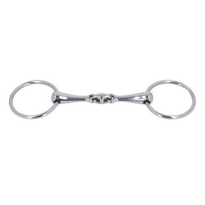 Horse Snaffle Stainless Steel Flexible Jointed Wearable Rust Proof O Ring Horse Mouth Bit for Horse Racing - view 2