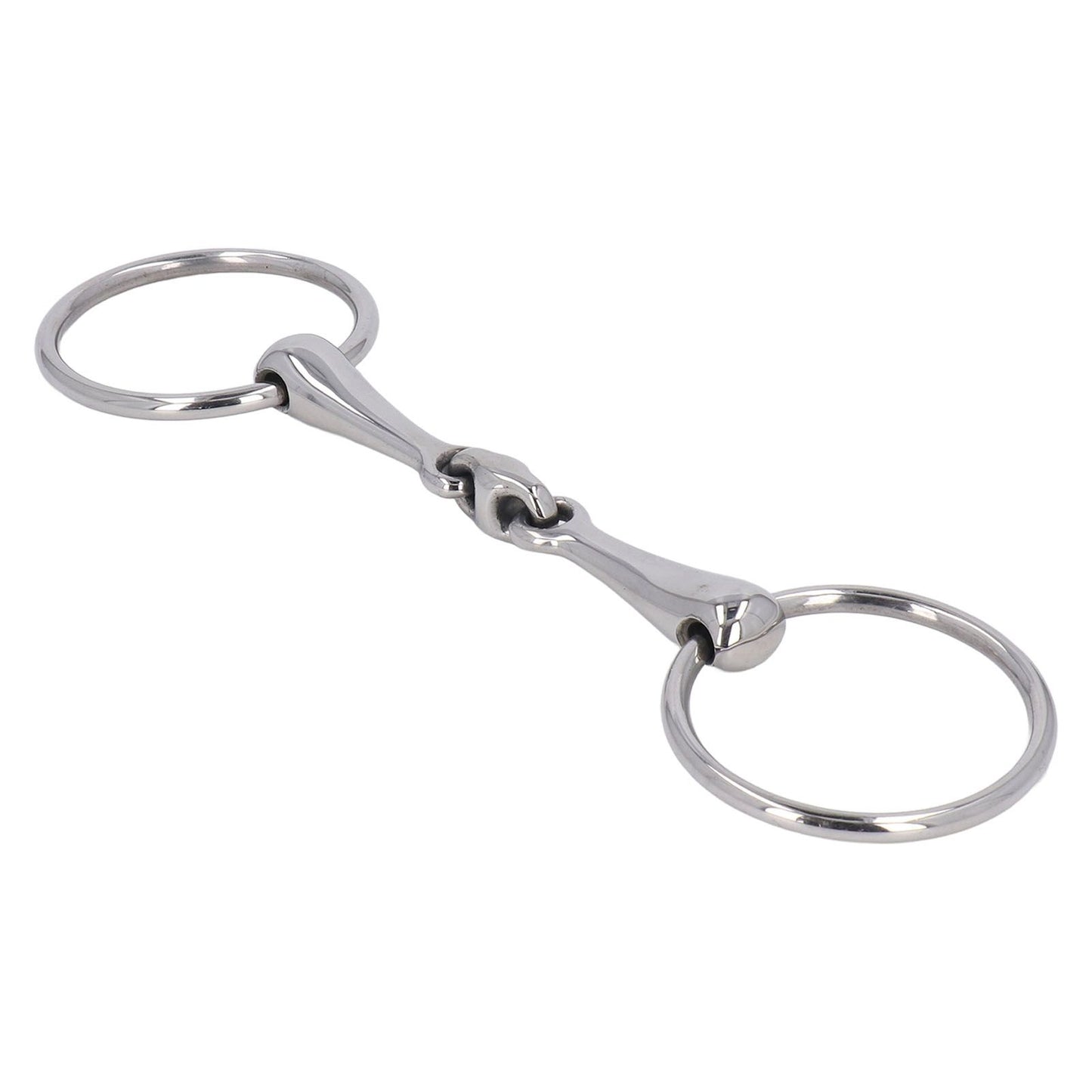 Horse Snaffle Stainless Steel Flexible Jointed Wearable Rust Proof O Ring Horse Mouth Bit for Horse Racing - view 3