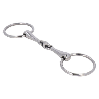 Horse Snaffle Stainless Steel Flexible Jointed Wearable Rust Proof O Ring Horse Mouth Bit for Horse Racing - view 3