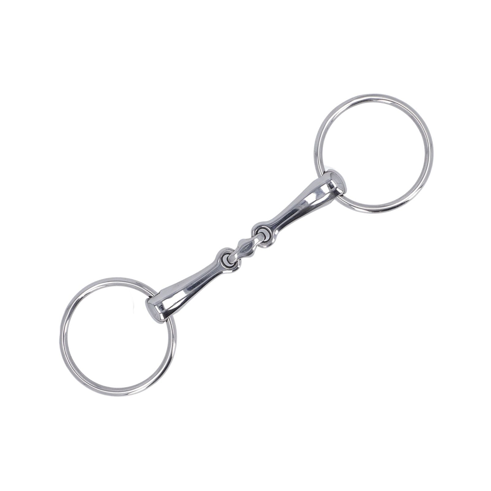 Horse Snaffle Stainless Steel Flexible Jointed Wearable Rust Proof O Ring Horse Mouth Bit for Horse Racing - view 4