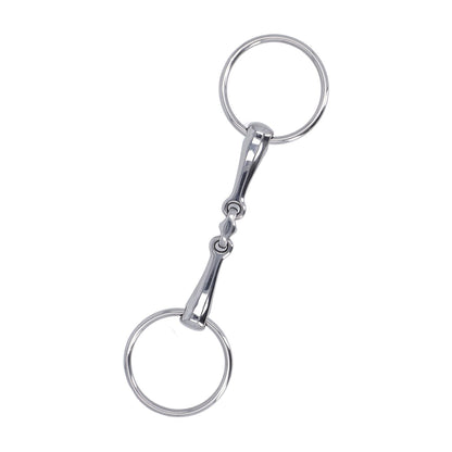 Horse Snaffle Stainless Steel Flexible Jointed Wearable Rust Proof O Ring Horse Mouth Bit for Horse Racing - view 5