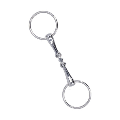 Horse Snaffle Stainless Steel Flexible Jointed Wearable Rust Proof O Ring Horse Mouth Bit for Horse Racing - view 6