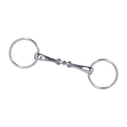 Horse Snaffle Stainless Steel Flexible Jointed Wearable Rust Proof O Ring Horse Mouth Bit for Horse Racing - view 7
