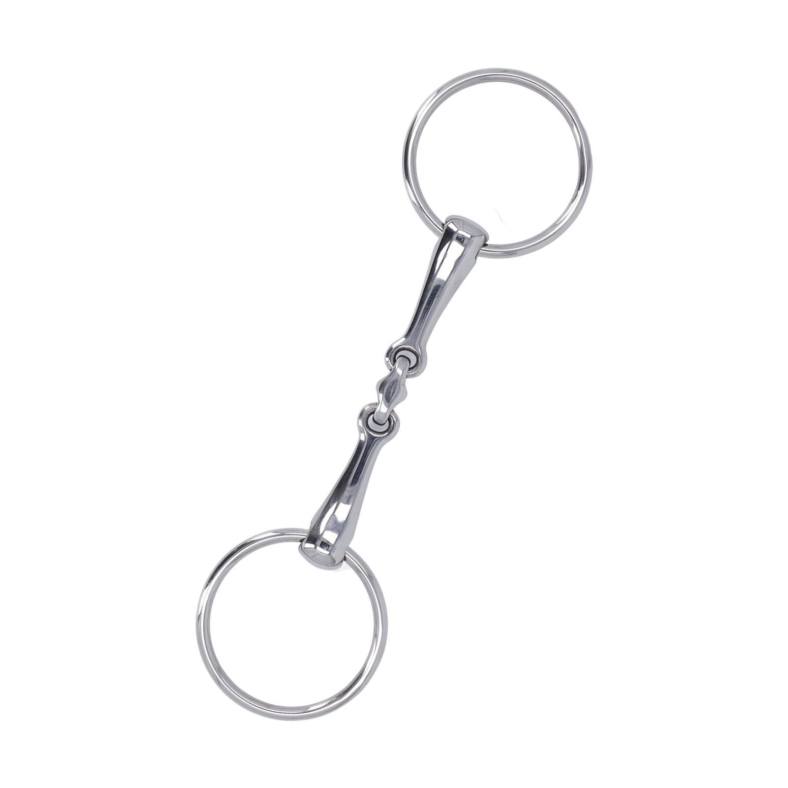 Horse Snaffle Stainless Steel Flexible Jointed Wearable Rust Proof O Ring Horse Mouth Bit for Horse Racing - view 9