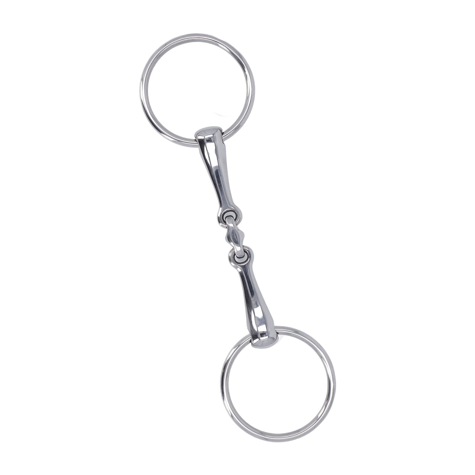 Horse Snaffle Stainless Steel Flexible Jointed Wearable Rust Proof O Ring Horse Mouth Bit for Horse Racing - view 10