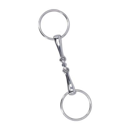 Horse Snaffle Stainless Steel Flexible Jointed Wearable Rust Proof O Ring Horse Mouth Bit for Horse Racing - view 10