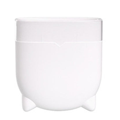 Toilet Brush Dual Color Double Sided Plastic with Detachable Handle Cat Claw Shaped Toilet Cleaning Tool for Home White - view 5