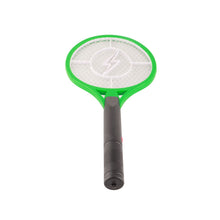 Electric Fly Swatter Racket Professional Triple Layer Large Mesh Safety Mosquito Bat for Home Camping Outdoor Green - view 2