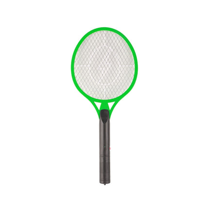 Electric Fly Swatter Racket Professional Triple Layer Large Mesh Safety Mosquito Bat for Home Camping Outdoor Green - view 4
