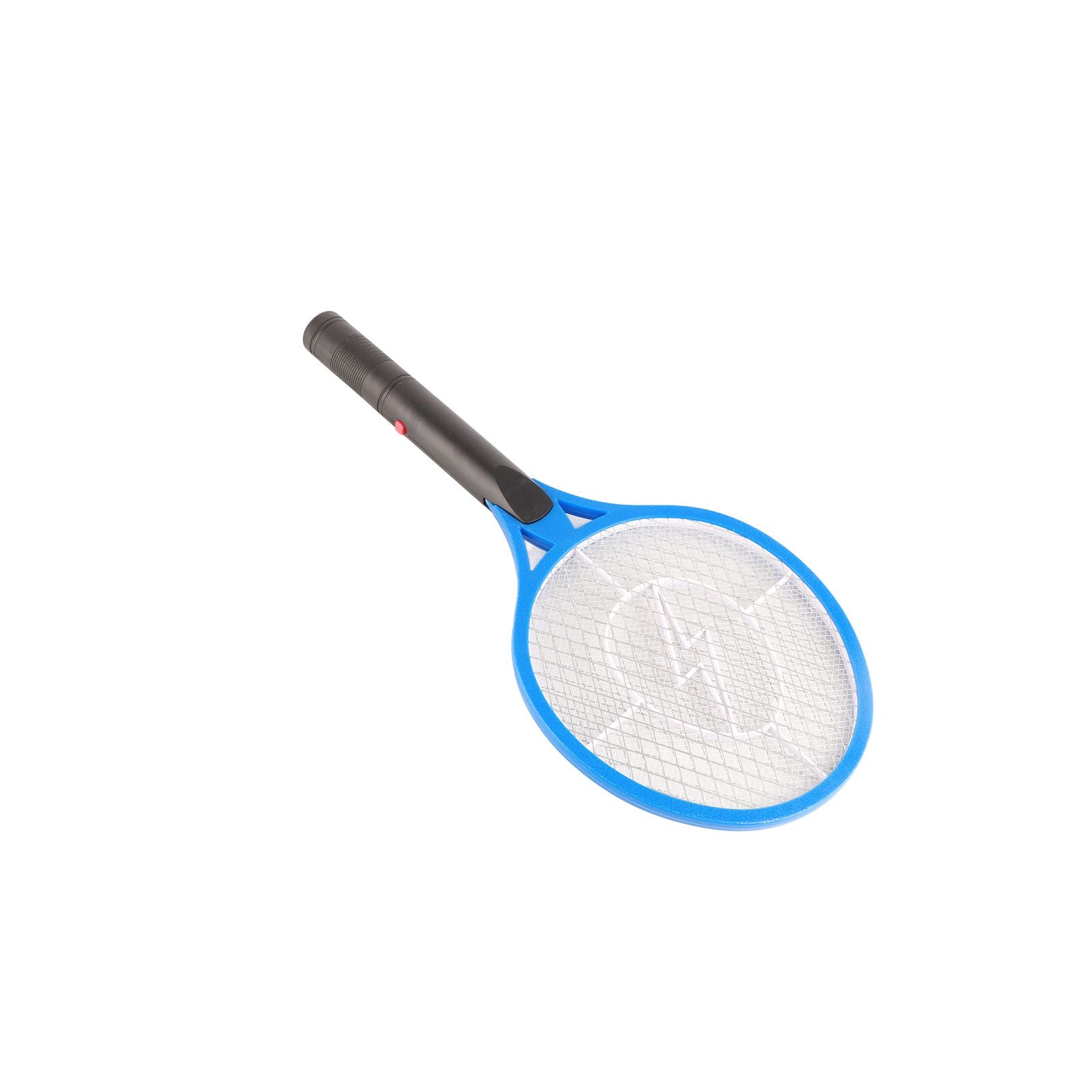 Electric Fly Swatter Racket Professional Triple Layer Large Mesh Safety Mosquito Bat for Home Camping Outdoor Blue - view 5