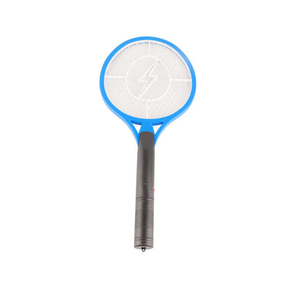 Electric Fly Swatter Racket Professional Triple Layer Large Mesh Safety Mosquito Bat for Home Camping Outdoor Blue - view 8