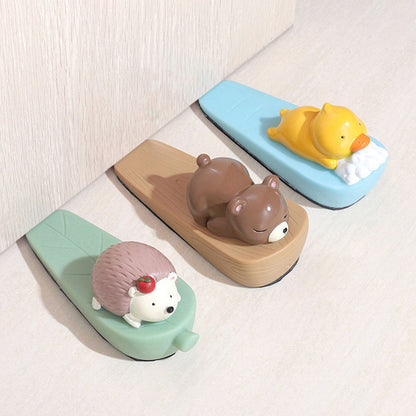Cute Animal Door Stop Collision Prevention Windproof Prevent Slipping Funny Decorative Wedge Door Stopper Hedgehog - view 5