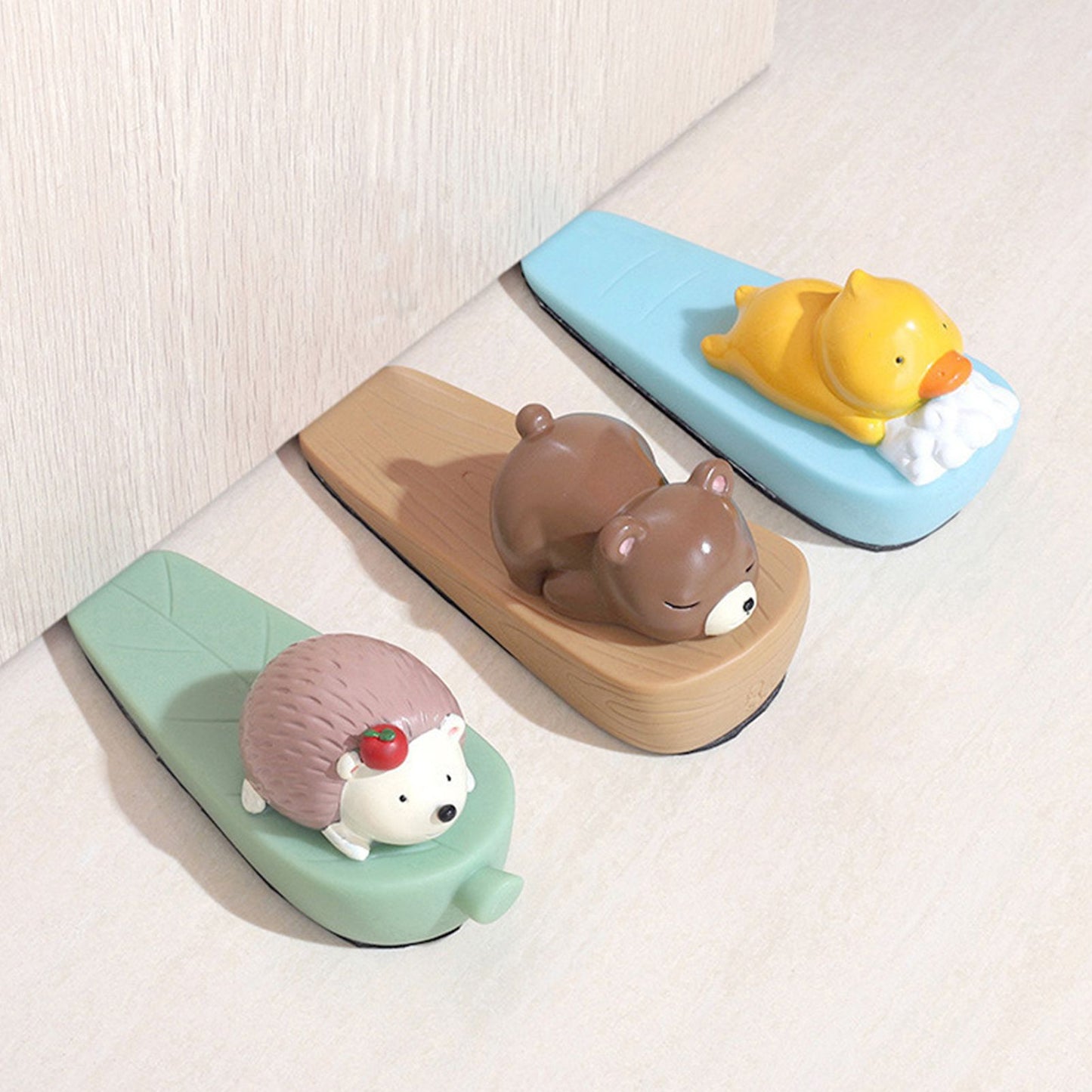 Cute Animal Door Stop Collision Prevention Windproof Prevent Slipping Funny Decorative Wedge Door Stopper Little Bear - view 5