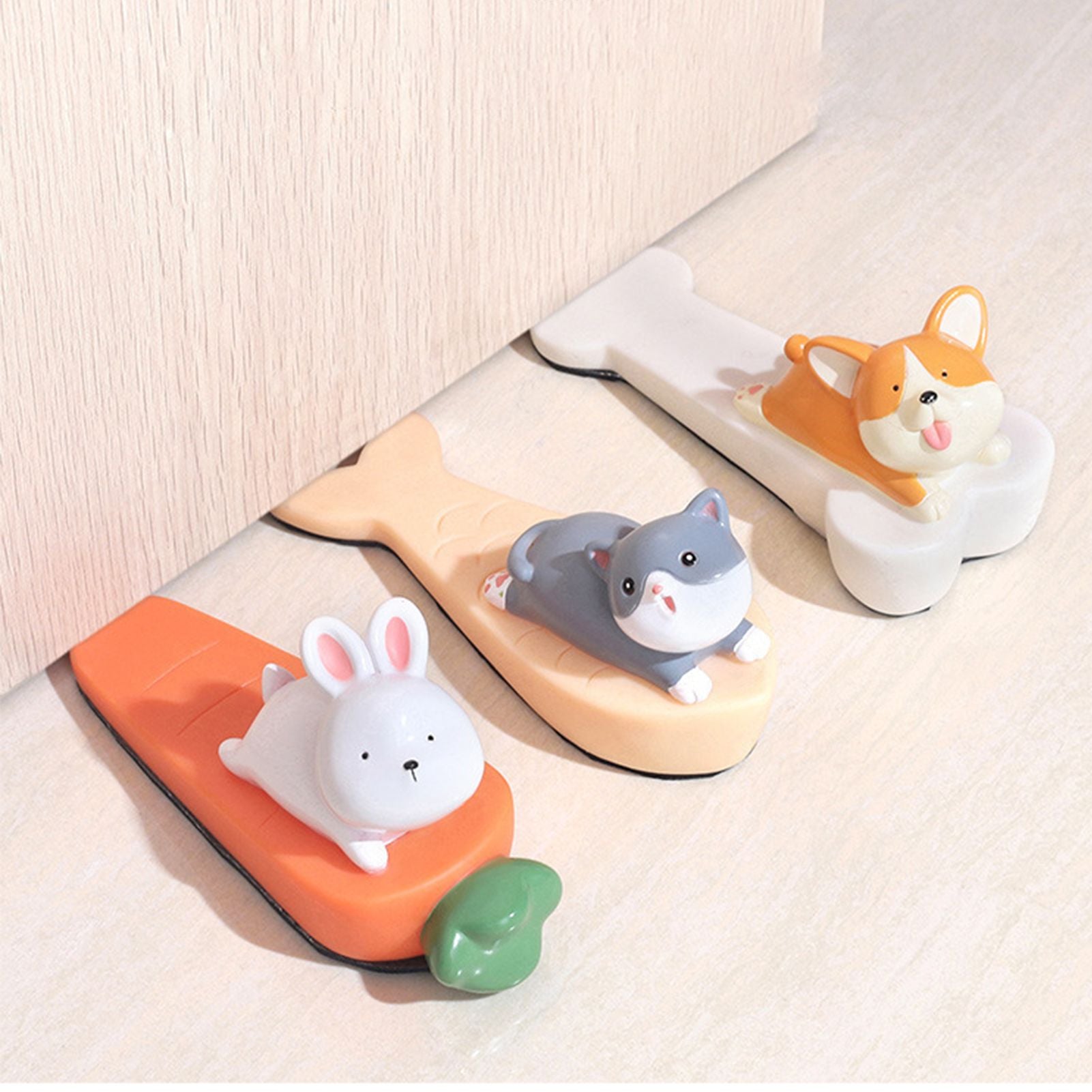 Cute Animal Door Stop Collision Prevention Windproof Prevent Slipping Funny Decorative Wedge Door Stopper Rabbit - view 6