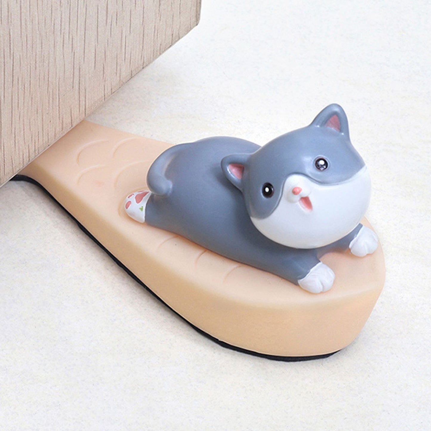 Cute Animal Door Stop Collision Prevention Windproof Prevent Slipping Funny Decorative Wedge Door Stopper Kitten - view 6