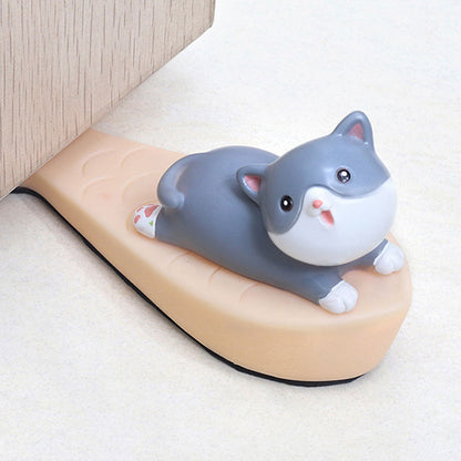 Cute Animal Door Stop Collision Prevention Windproof Prevent Slipping Funny Decorative Wedge Door Stopper Kitten - view 6