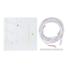 Household Smart Thermostat Programmable App Voice Control Electric Floor Heating Temperature Controller for ZigBee AC 95‑240V White
