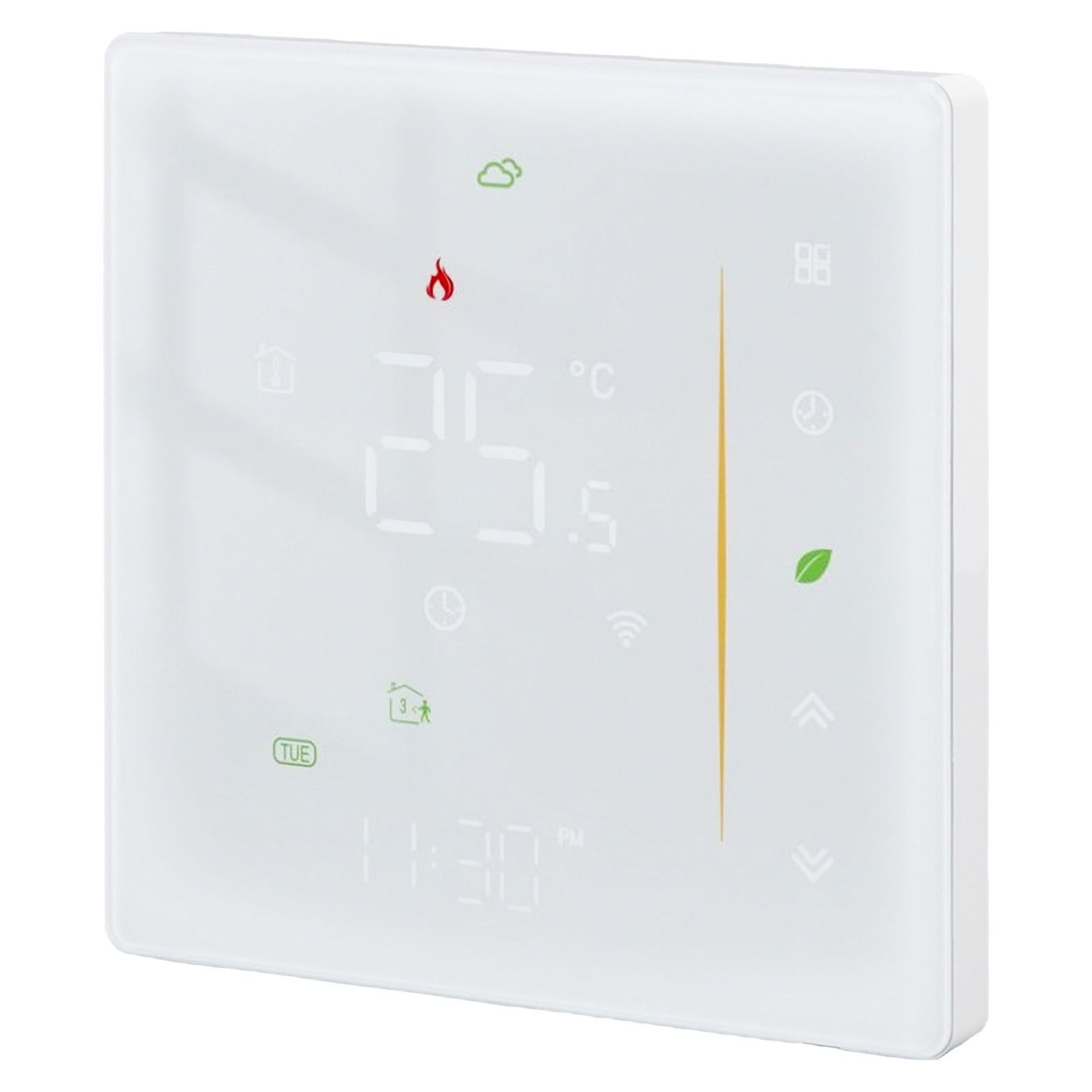 Household Smart Thermostat Programmable App Voice Control Electric Floor Heating Temperature Controller for ZigBee AC 95‑240V White - view 3